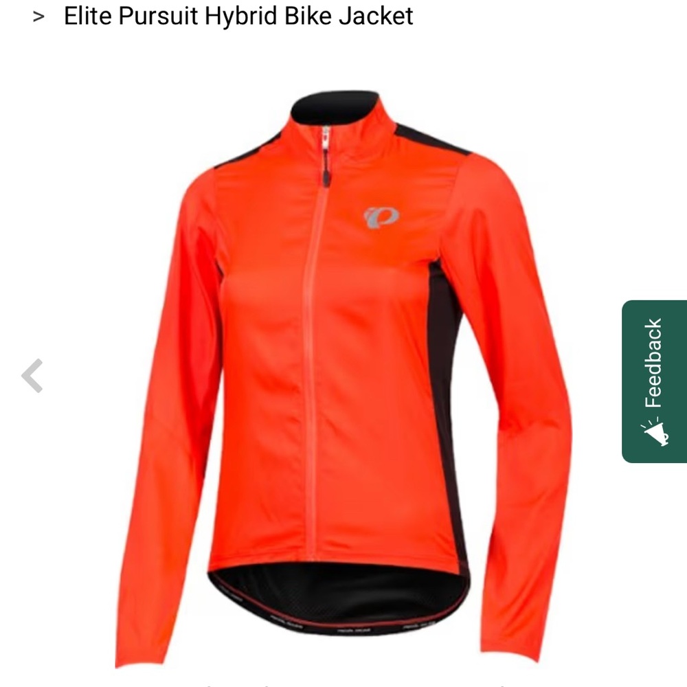 *NWT* Pearl Izumi Women's Full Zip
Elite Pursuit Hybrid Bike Jacket - Size S